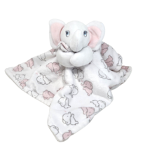 Blankets & Beyond White Elephant Baby Security Blanket Stuffed Animal Plush Soft - $46.55