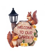 Solar Welcome To Our Garden Squirrels - $688.42 MXN