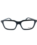 New PRADA VPR0R4 Black Rx-able 54mm Rectangular Men&#39;s Eyeglasses Frame - $3,543.26 MXN