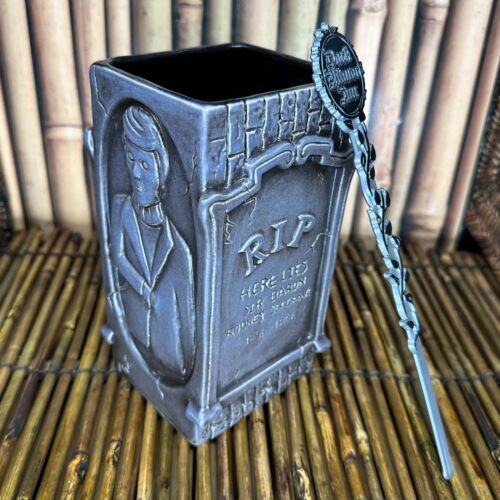The Dark Manor Opening Weekend Munktiki Tiki Mug + Swizzle #46/100 Tombs... - $395.99