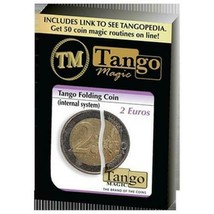 Tango Folding Coin 2 Euro Internal System by Tango-Trick (E0039)  - £49.84 GBP
