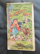 1919 Little Red RIDING-HOOD By The Saalfield Publishing Co. Akron Ohio Softcover - £15.27 GBP