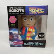 Handmade By Robots Marty McFly Black Light FANEXPO Limited Edition Knit series - £32.21 GBP