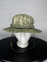 Boonie Camo Hat Jungle Type II 8415-00-955-6630 Size 7 1/2 1986 Made In USA - £15.57 GBP