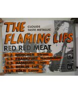 El Cartel De The Flaming Lips Red Red Meat Tour Alemán - $250.33 CAD