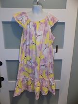 Faded Glory Pink Butterfly Dress size 14/16 XL Girl's NEW - $14.40