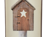 New Cracker Barrel Outhouse Lighted Accent Night Light Lamp Home Decor C... - $20.06