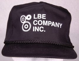 Vtg LBE Company Inc Hat-Rope Bill-Trucker Cap-Black-Snapback-Appliance I... - £20.58 GBP