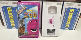 Barney Let&#39;s Go to the Zoo VHS Tape Movie Tested - $9.95