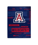 Arizona Wildcats Blanket 60x80 Raschel Digitize Design - $1,994.28 MXN