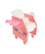 Vintage 1998 Barbie Candy &amp; Ice Cream Parlor Pink Shop Cart Part 67314 90s - £7.85 GBP