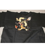 Ladies Large (asian size) Black Kimono, new w/belt - £15.98 GBP