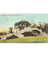 MADISON NEW JERSEY~ BRIDGE TO JAMES PARK~1908 F G TEMME PUBLISHED POSTCARD - £5.89 GBP