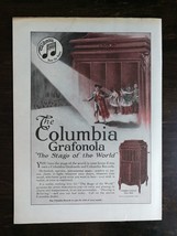 Vintage 1917 The Columbia Grafonola Full Page Original Ad 222 - £5.45 GBP