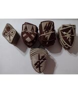 ARMY DESERT TAN PATCHES DEALER LOT 100 PATCHES 5 DIFFERENT UNITS 20 EACH... - $47.52