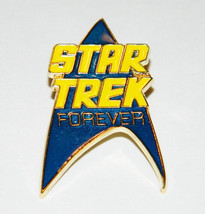 Star Trek Forever Classic Command Chevron Cloisonne Metal Pin 1985 NEW UNUSED - £6.25 GBP