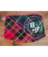 ESTEE LAUDER Plaid Zippered Makeup Cosmetic Travel Bag 9&quot; x 5.5&quot; Brand New - $13.50 CAD