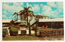 Ebb-Tide Motel Palm Trees Treasure Island Florida FL Dexter UNP Postcard 1970s - £3.92 GBP