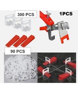 391PCS 1/8&quot; 3mm Clips Tile Leveling System Kit Floor Wall Spacer Tiling ... - $27.39 CAD