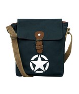 STG Rockstar Pattern Combat Blue Canvas Compact Messenger Side Bag for U... - $77.46