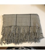 J Crew Plaid Fringe Trimmed Acrylic Scarf - $152.60 MXN
