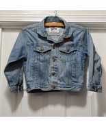 Vintage Planet Hollywood Maui Blue Jean Jacket Mall Of America Kids Youth 8 - £37.92 GBP