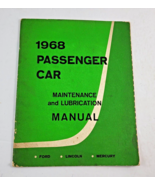 1968 Maintenance and Lubrication Manual Galaxie Thunderbird LTD Ranchero... - £17.11 GBP
