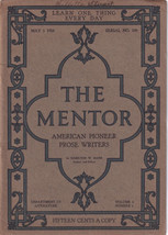 Mentor Magazine May 1 1916 American Pioneer Prose Writers #106 + All 6 Inserts - $4.00