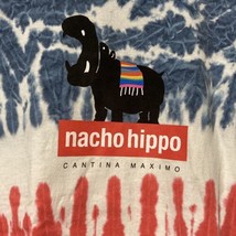 Nacho Hippo T-Shirt Tie Dye Cantina Bar Restaurant Myrtle Beach Hip Happens - £12.45 GBP