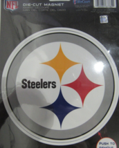 NFL Pittsburgh Steelers 6 inch Auto Magnet Die-Cut by WinCraft - £15.16 GBP