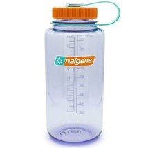 Nalgene Sustain 32oz Wide Mouth Bottle (Amethyst) Recycled Reusable - £12.47 GBP