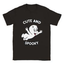 Cute and spooky T shirt tee shirt T-shirt  apparel funny casper halloween geek - £20.04 GBP+