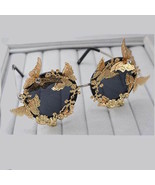 Golden Butterflies Jewel High Fashion Party Woman Sunglasses - $41.36 CAD