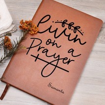 Living on a Prayer Journal for Christian Women Religious Faith Gifts - $49.16