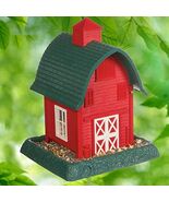 North States Village Collection Red Barn Birdfeeder: Easy Fill and Clean. - $602.28 MXN