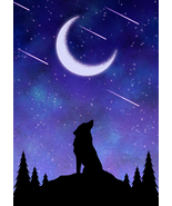 Digital Wall Art - Title: Watching The Stars Fall - $4.49