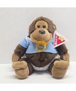Vintage Dakin 1985 Baby Preemie Hugo Gorilla Plush 9&quot; Blue Shirt Diaper ... - $643.98 MXN