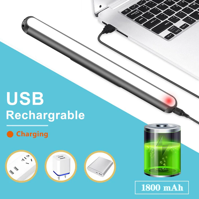 House Home Night Light Portable USB LED Rechargeable Dimmable Touch Magnetic Str - £45.55 GBP
