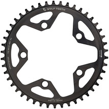 Wolf Tooth Chainring 44t 110 BCD 5-Bolt 10/11/12-Speed Alloy Cyclocross &amp; Road - £103.00 GBP