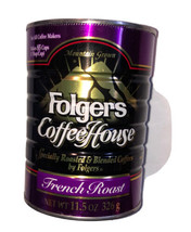 Folgers Coffeehouse French Roast (Also In French) Coffee Can  (No Lid) - £10.91 GBP