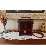 Leather bag vintage man brand Calesa, leather shoulder bag - €47,94 EUR