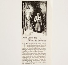 1934 Galion Cryptorium Mausoleum Casket Advertisement Coffin Ephemera - $19.99