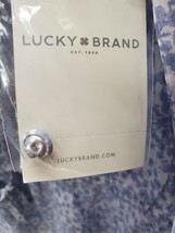 Lucky Brand Womens Medium Floral Tie Waist Peplum Top image 5