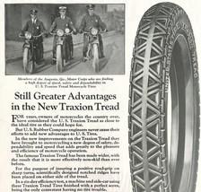 Traxion Motorcycle Tires 1926 Advertisement United States Rubber Company DWCC10 - £23.50 GBP