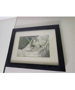Framed Sketch Drawing Unicorn Horse Art Artwork  - £30.78 GBP