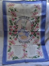 Honey Recipes Cotton Tea Towel - $9.71