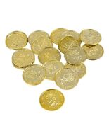 Gold Coins - Bag of 144 plastic pieces - $8.86