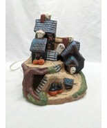 Halloween Pacific Rim Ghosts And Pumpkins Light Up Haunted House 8&quot; - $34.65