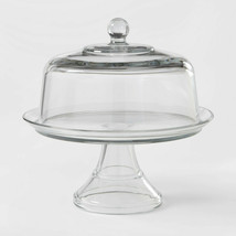 Classic Glass Cake Stand with Dome - £77.67 GBP