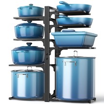 Pots And Pans Organizer: Under Cabinet, 21&quot; Height Heavy Duty 120Lbs Pot... - £43.93 GBP